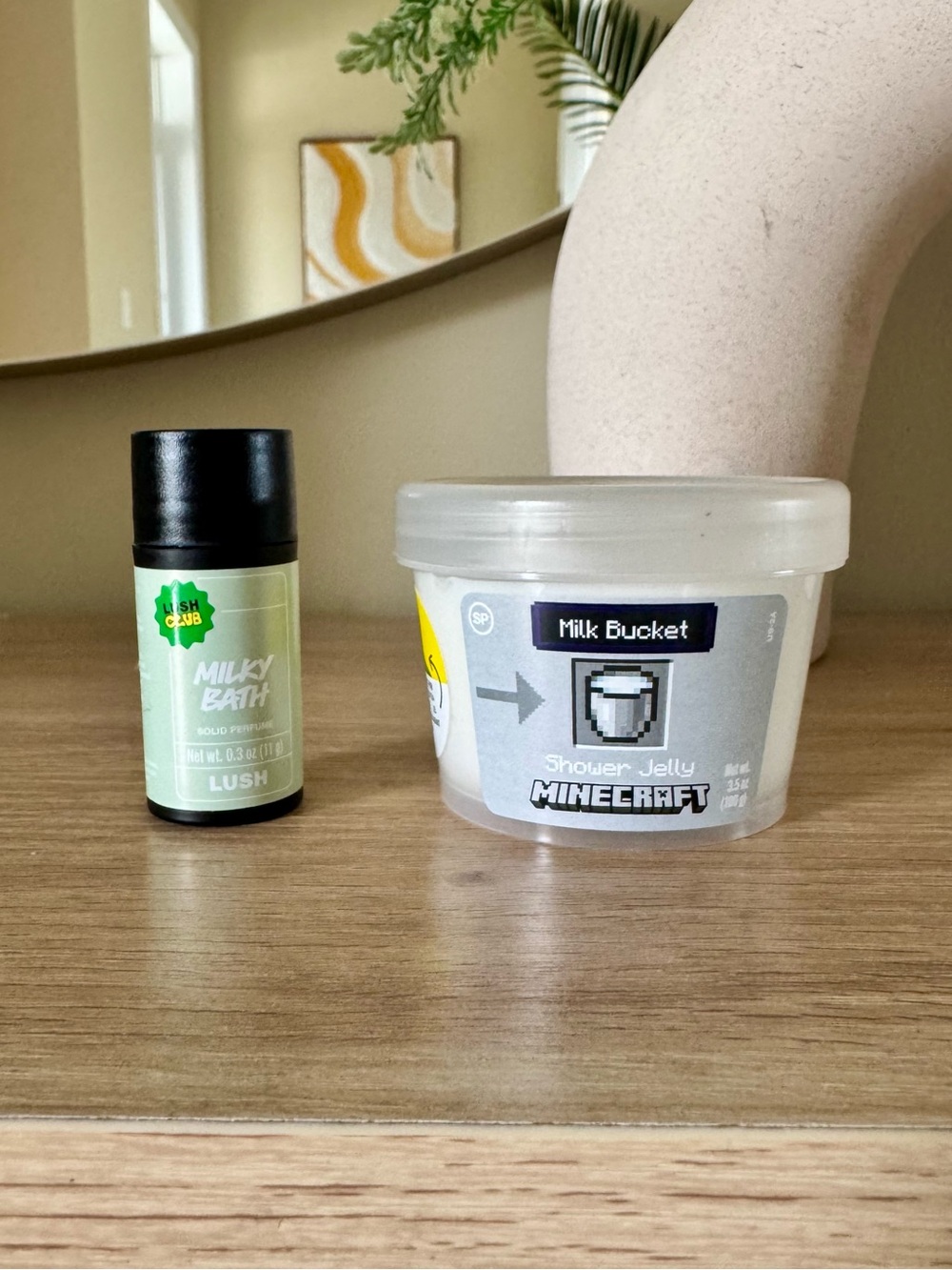 Milky Bath solid perfume & Milk Bucket shower jelly